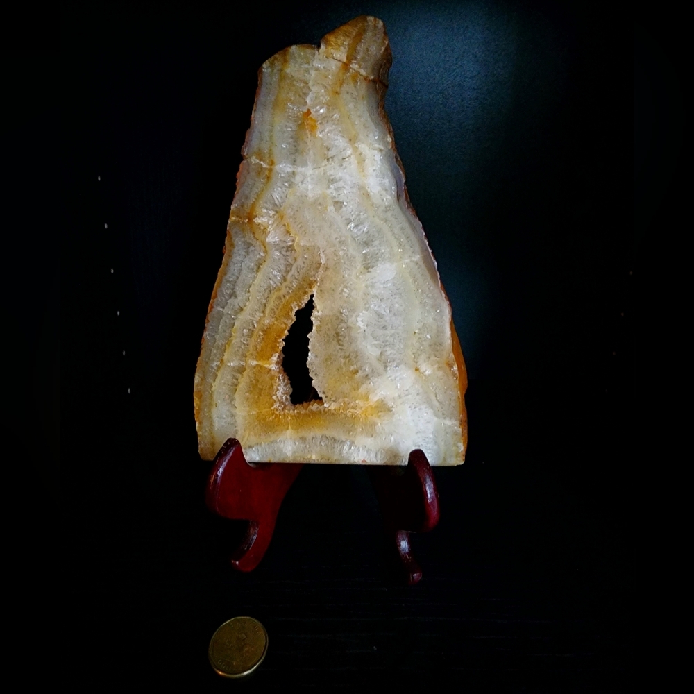 Unique Yellow Agate Slice